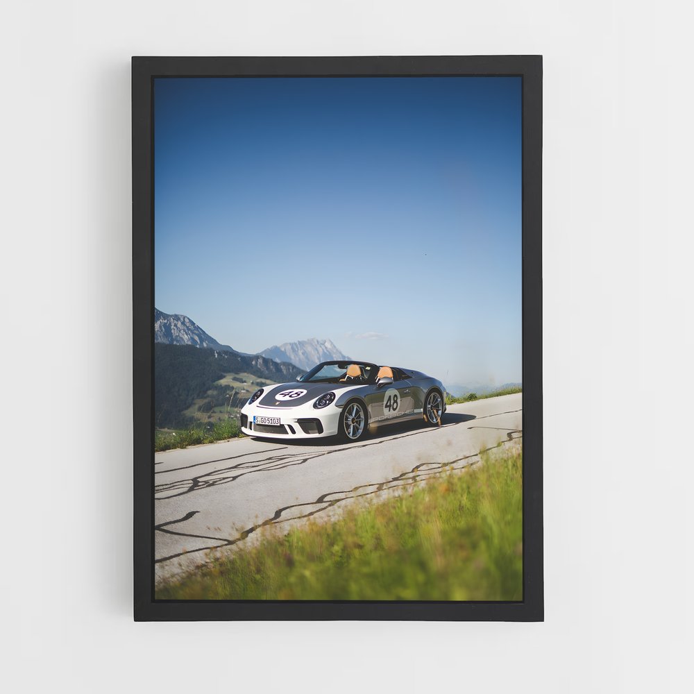 Poster Route 911 – affiche Porsche (vue 2)